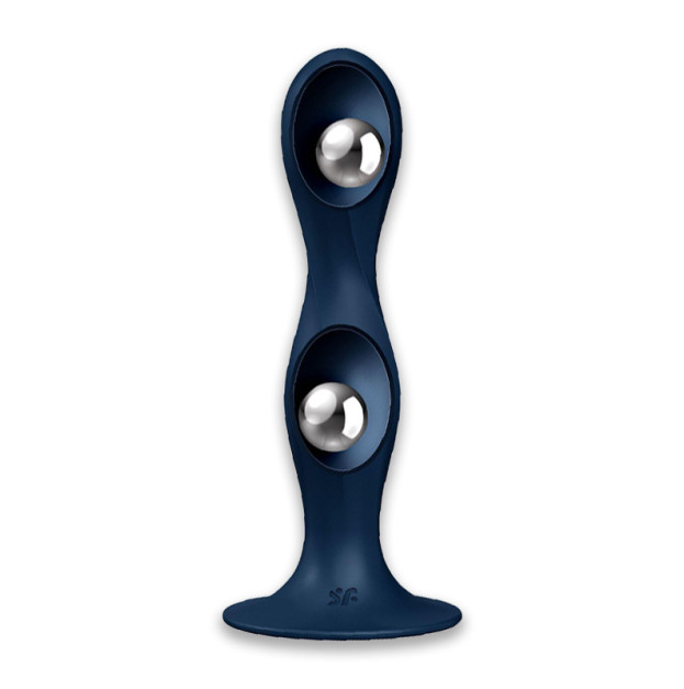 Фалоімітатор Satisfyer Double Ball-R Dark Blue