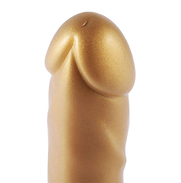 Золотий ділдо для секс машини Hismith 6.8" Golden Dildo