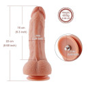 Силіконовий ділдо Hismith 8.3" Flesh Dildo