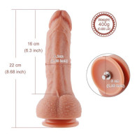 Силіконовий дилдо Hismith 8.3" Flesh Dildo