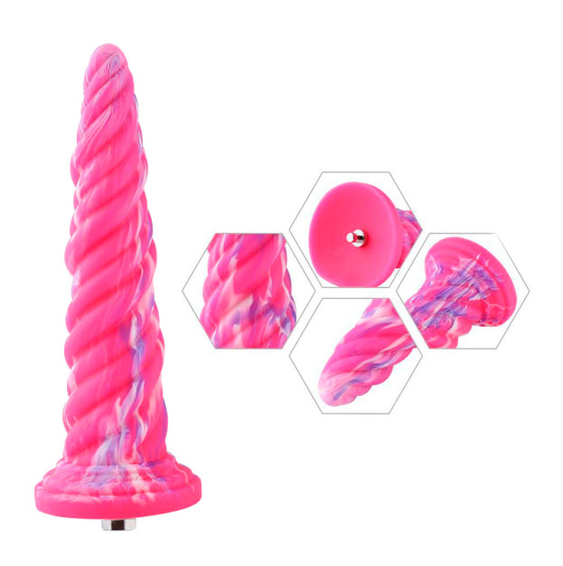 Fantasy dildo Hismith 10.12" rose Monster Dildo