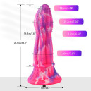 Фалоімітатор для секс-машини Hismith 10.3″ Silicone Monster Dildo Series