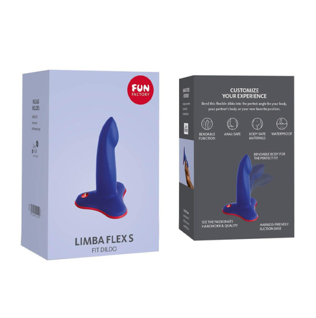 Фалоімітатор Fun Factory LIMBA FLEX S Синій