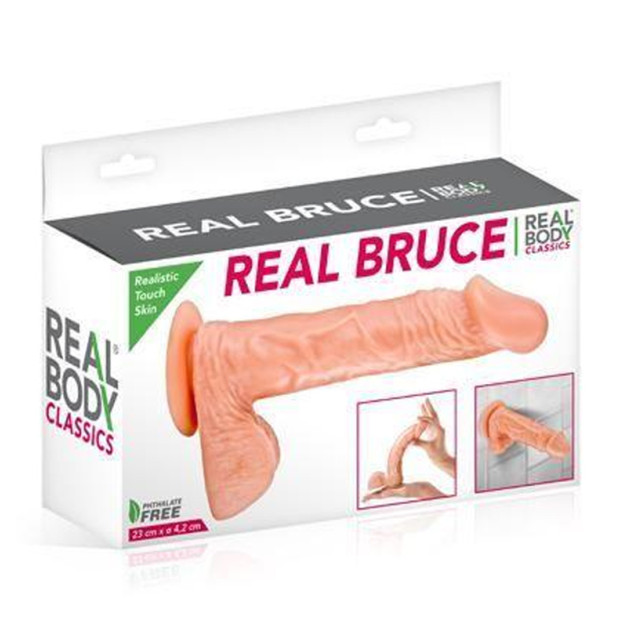 Фаллоимитатор с присоской Real Body Real Bruce