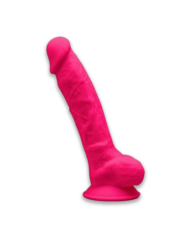 Фаллиимитатор на присоске Silexd Johnny Pink Premium Silicone Dildo MODEL