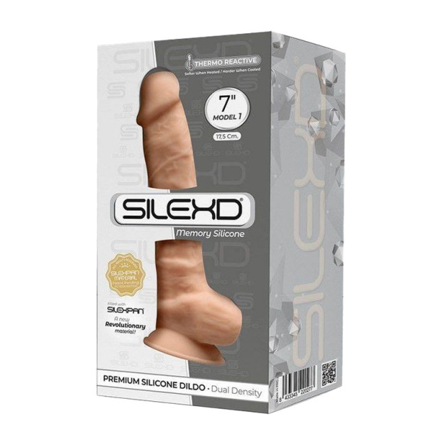 Фаллоимитатор на присоске Silexd Johnny Premium Silicone Dildo MODEL 1
