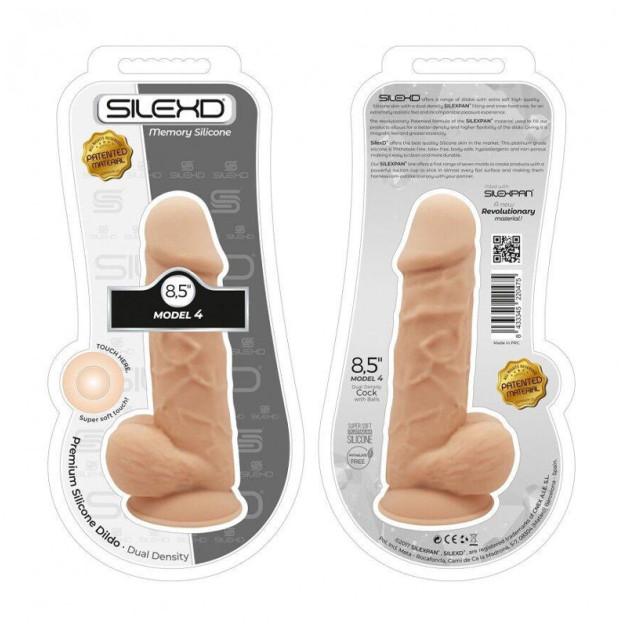 Фаллоимитатор на присоске Silexd Norman Premium Silicone Dildo MODEL 4