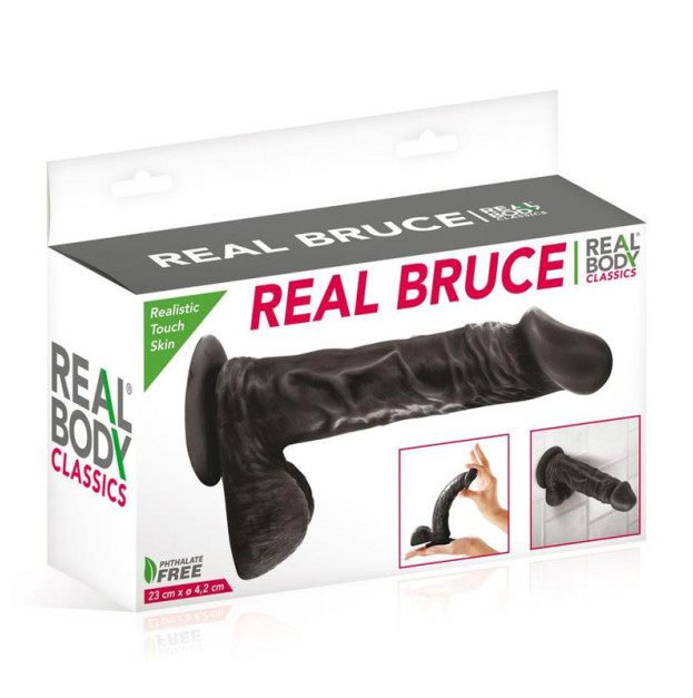 Suction Cup Dildo Real Body-Real Bruce Black