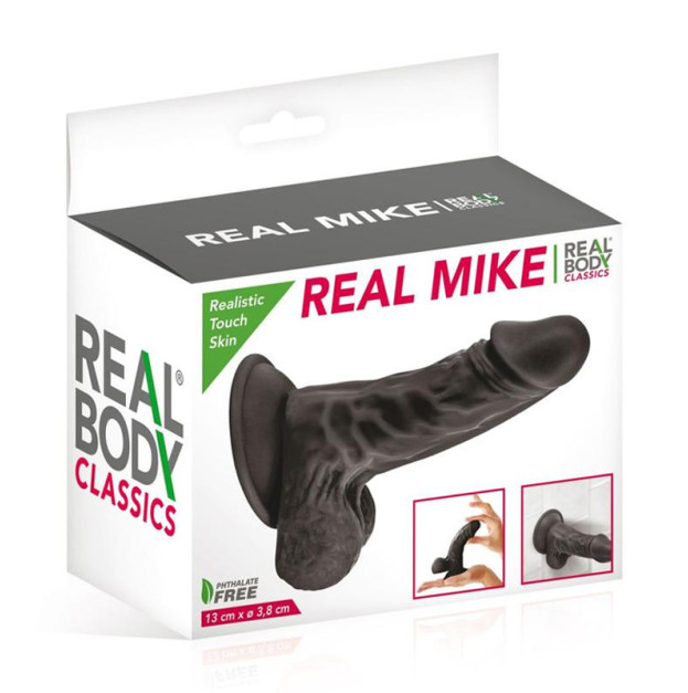 Dildo with suction cup Real Body-Real Mike Black