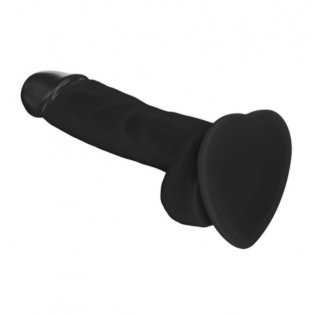 Реалістичний фалоімітатор Strap-On-Me SOFT REALISTIC DILDO Black-Size S