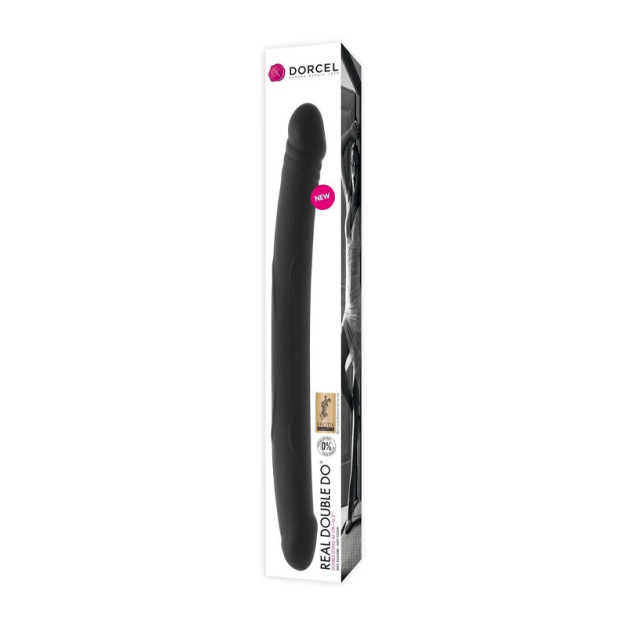 Фалоімітатор двосторонній Dorcel Real Double Do Black