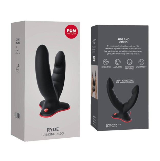 Подвійний фалоімітатор Fun Factory RYDE black