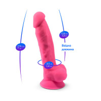 Фалоімітатор SilexD Johnny Pink Glow in the dark