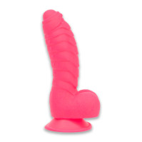 Фалоімітатор ADDICTION Tom 7″ Dildo With Balls Pink