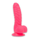 Фалоімітатор ADDICTION Tom 7″ Dildo With Balls Pink