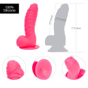 Фалоімітатор ADDICTION Tom 7″ Dildo With Balls Pink