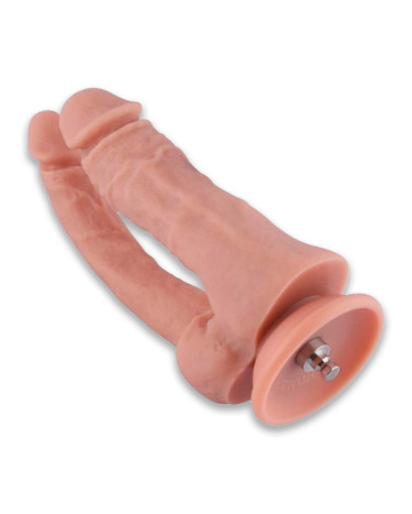 Подвійний фалоімітатор Hismith 9.8" Double Penetrator Silicone Dildo