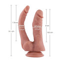 Подвійний фалоімітатор Hismith 9.8" Double Penetrator Silicone Dildo