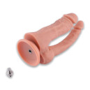 Подвійний фалоімітатор Hismith 9.8" Double Penetrator Silicone Dildo