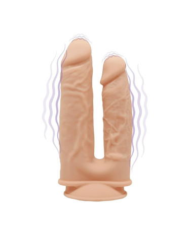 Подвійний фалоімітатор з вібрацією SilexD Double Gusto Flesh Motor