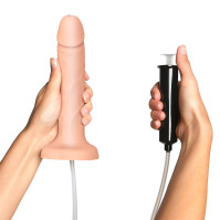 Фалоімітатор який кінчає Strap-On-Me Squirting Cum Dildo Realistic Vanilla 3.5 см