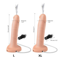 Фалоімітатор який кінчає Strap-On-Me Squirting Cum Dildo Realistic Vanilla 3.5 см
