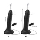 Фалоімітатор який кінчає Strap-On-Me Squirting Cum Dildo Realistic Black 3.9 см