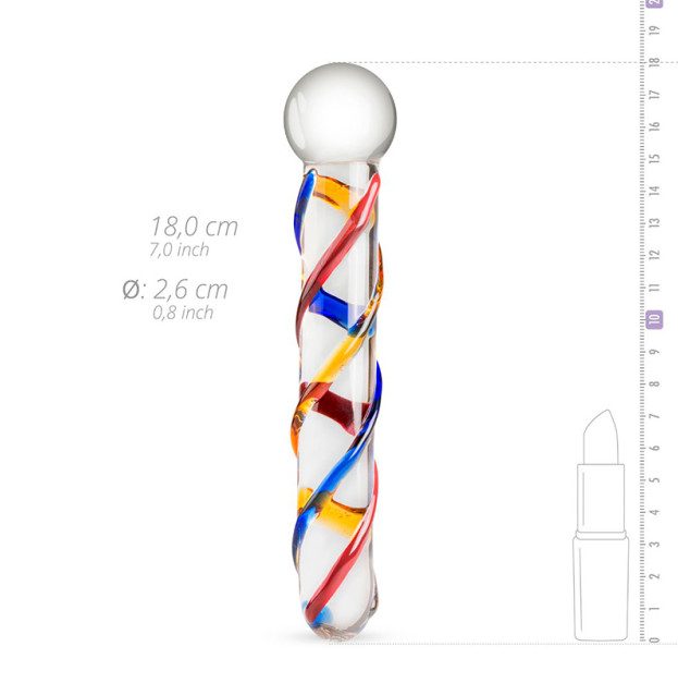 Скляний фалоімітатор Gildo Glass Dildo No. 10