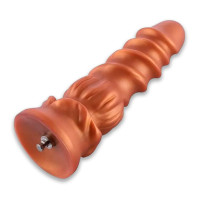 Силіконовий ділдо Hismith Spiral Grain Silicone Dildo Monster Series