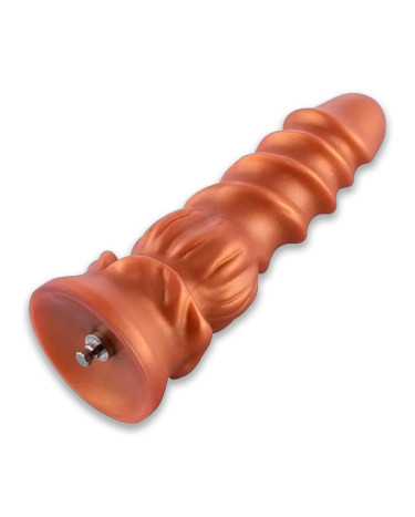 Силіконовий ділдо Hismith Spiral Grain Silicone Dildo Monster Series