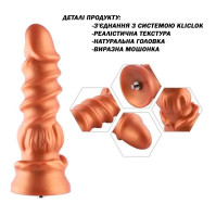 Силіконовий ділдо Hismith Spiral Grain Silicone Dildo Monster Series