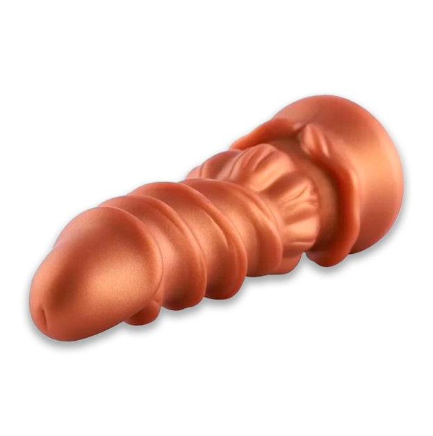 Силіконовий ділдо Hismith Spiral Grain Silicone Dildo Monster Series