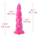 Силіконовий ділдо Hismith Awl Shape Silicone Dildo Monster Series