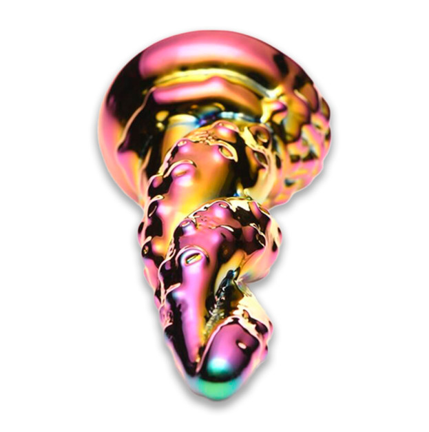 Фентезійний фалоімітатор Creature Cocks Enchanting Rainbow Glass Dildo
