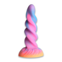 Фентезійний фалоімітатор Creature Cocks Glow-in-the-Dark Unicorn Dildo