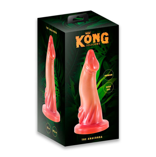 Фентезійний фалоімітатор Kong Silicone The Anaconda