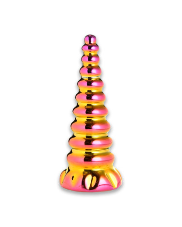Фентезійний фалоімітатор Creature Cocks Twilight Rainbow Glass Dildo