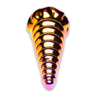 Фентезійний фалоімітатор Creature Cocks Twilight Rainbow Glass Dildo