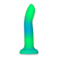 Фалоімітатор Addiction Rave 8″ Glow in the Dark Dildo Blue Green