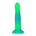 Фалоімітатор Addiction Rave 8″ Glow in the Dark Dildo Blue Green