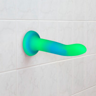 Фалоімітатор Addiction Rave 8″ Glow in the Dark Dildo Blue Green