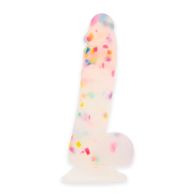 Фалоімітатор Addiction Party Marty 7.5″ Frost & Confetti