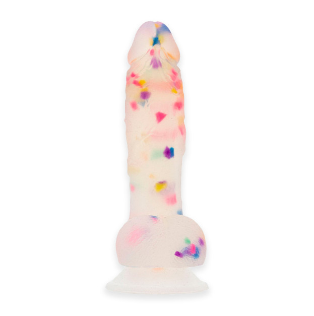 Фалоімітатор Addiction Party Marty 7.5″ Frost & Confetti