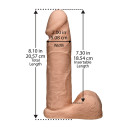 Фалоімітатор Doc Johnson Vac-U-Lock - 8 Inch ULTRASKYN Cock White