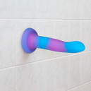 Фалоімітатор Addiction Rave 8″ Glow in the Dark Dildo Blue Purple