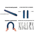 Фалоімітатор подвійний Strap-On-Me Double Dong Realistic Dildo Snaky Metallic Color