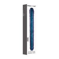Фалоімітатор подвійний Strap-On-Me Double Dong Realistic Dildo Snaky Metallic Color