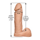 Фалоімітатор Doc Johnson Platinum TRUSKYN The Tru Ride 8 Inch