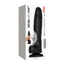 Фалоімітатор Strap-On-Me Sliding Skin Realistic Dildo Black XXL