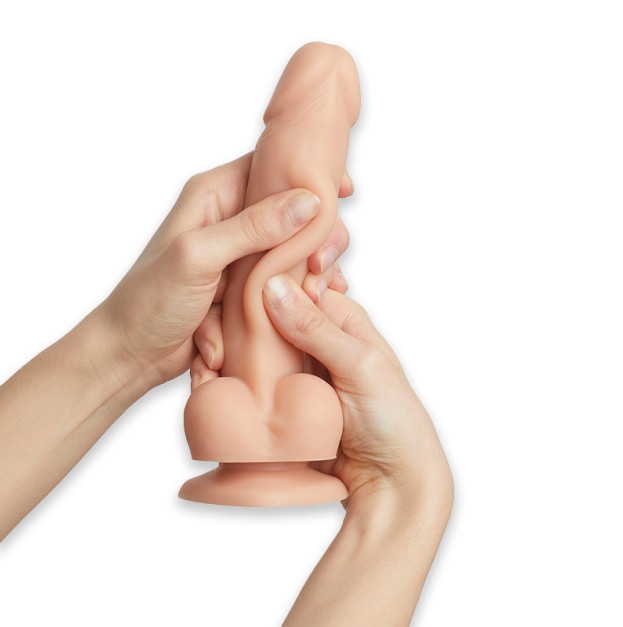 Фалоімітатор Strap-On-Me Sliding Skin Realistic Dildo Vanille S
